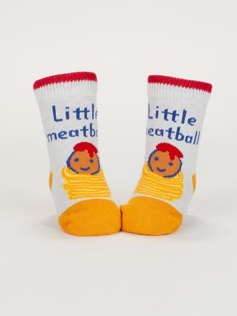 Blue Q Funny Baby Socks 2 Pairs - Gender Neutral Cute Baby Socks for 0-12 Months, Organically Grown Cotton, Newborn Essential - Image 3